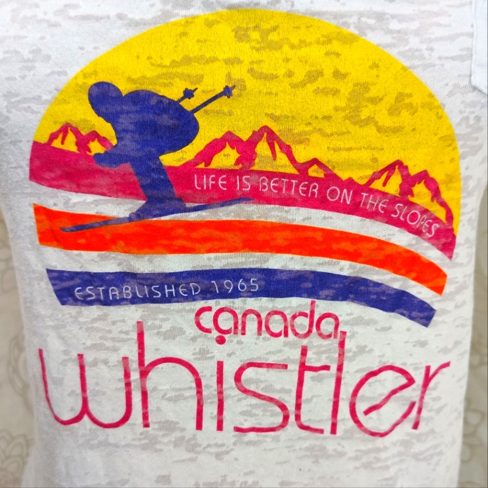 Whistler Canada Retro Skiing T-Shirt